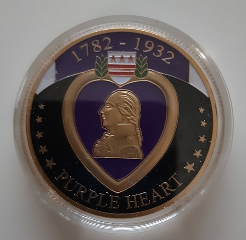 Coin purple heart sehr - ",