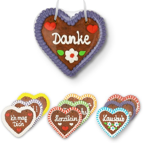 Lebkuchenherz mit spruch - mit,