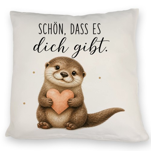 Kissen otter herz sofa - kissen,
