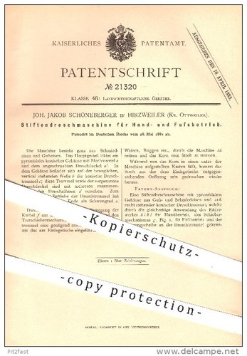 Original patent joh - -, jakob