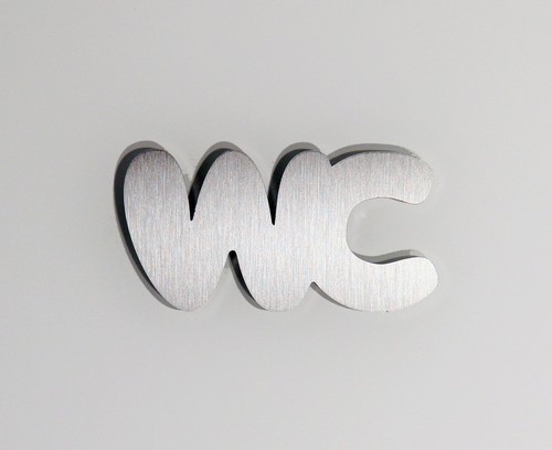 Türschild schild aus - wc, wc-schild