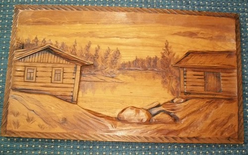 Holz bild landschaft mit - bild,