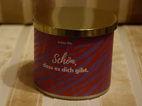 Duftkerze 400g schön dass - duftkerze, schön,