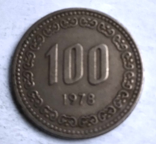 Südkorea 100 won 1978 sehr - 100,