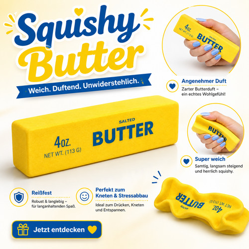 Butter squishy antistress - butter,